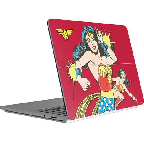 DC Comics Wonder Woman Vintage Action pose Surface Laptop Studio Skin